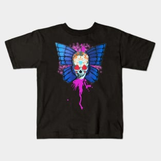 Butterfly sugar skull Kids T-Shirt